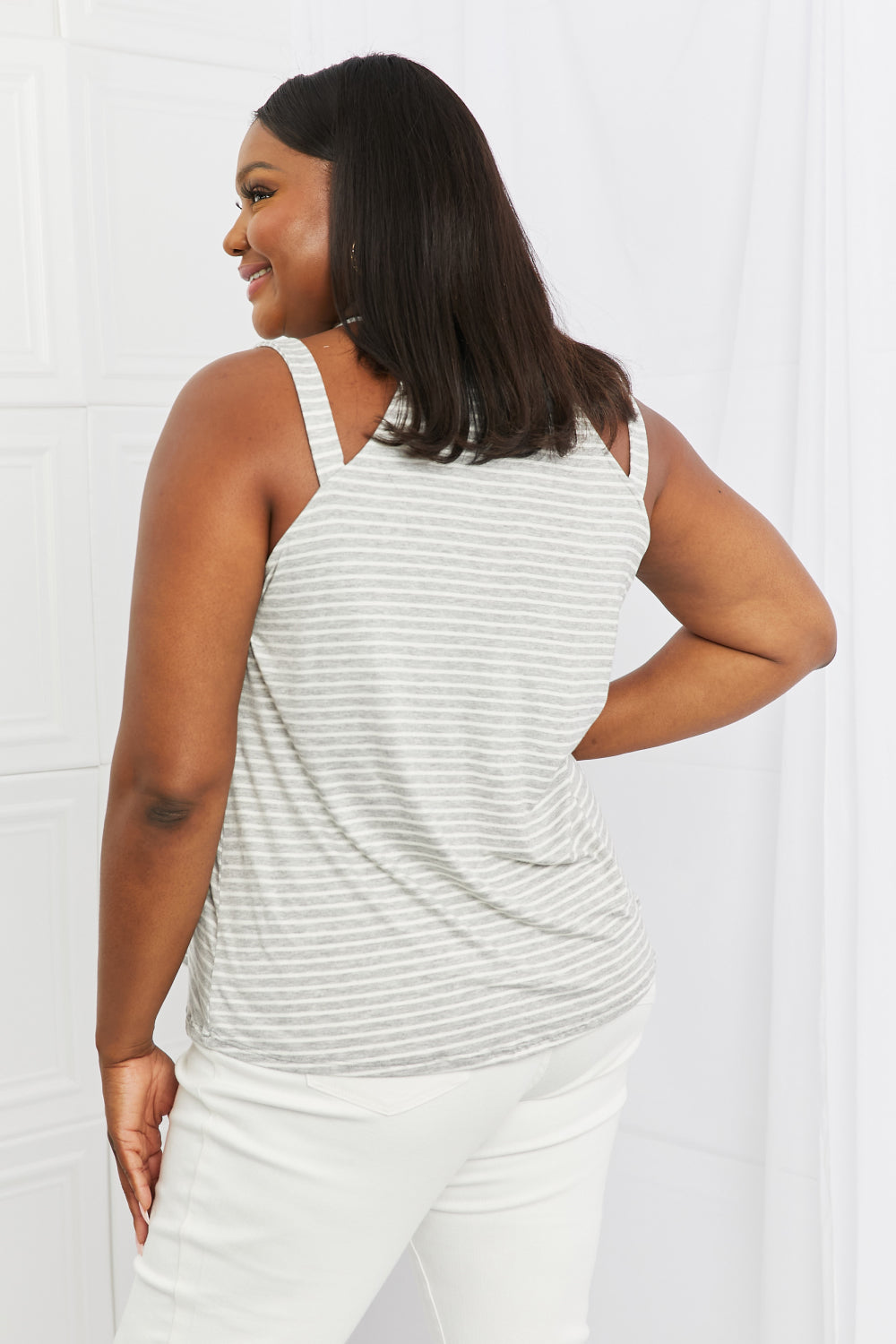 Sew In Love Simple And Sassy Full Size Cold Shoulder Top
