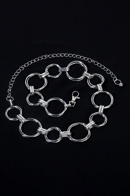Alloy Chain Circle Shape Belt